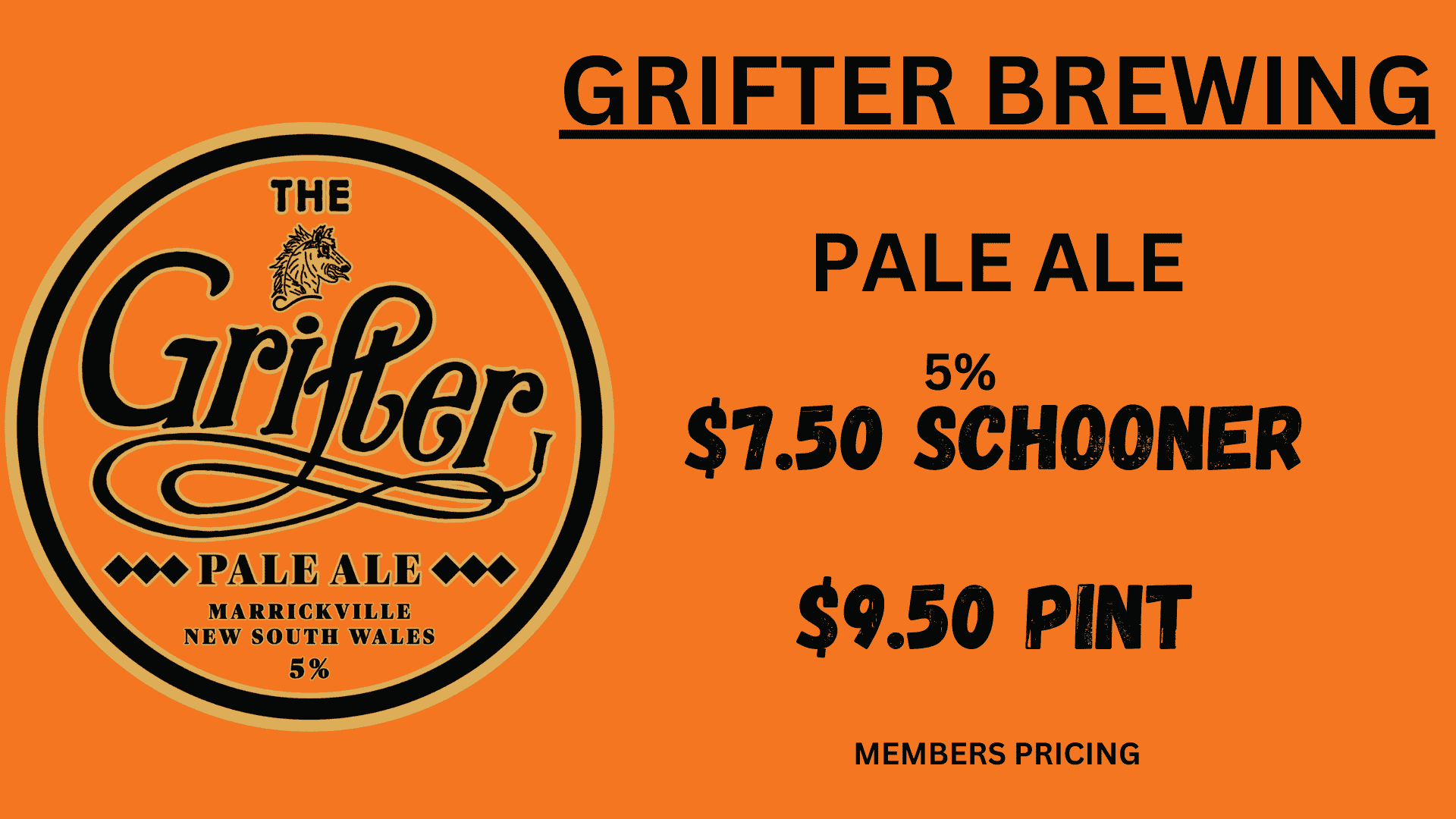 Grifter Pale Ale