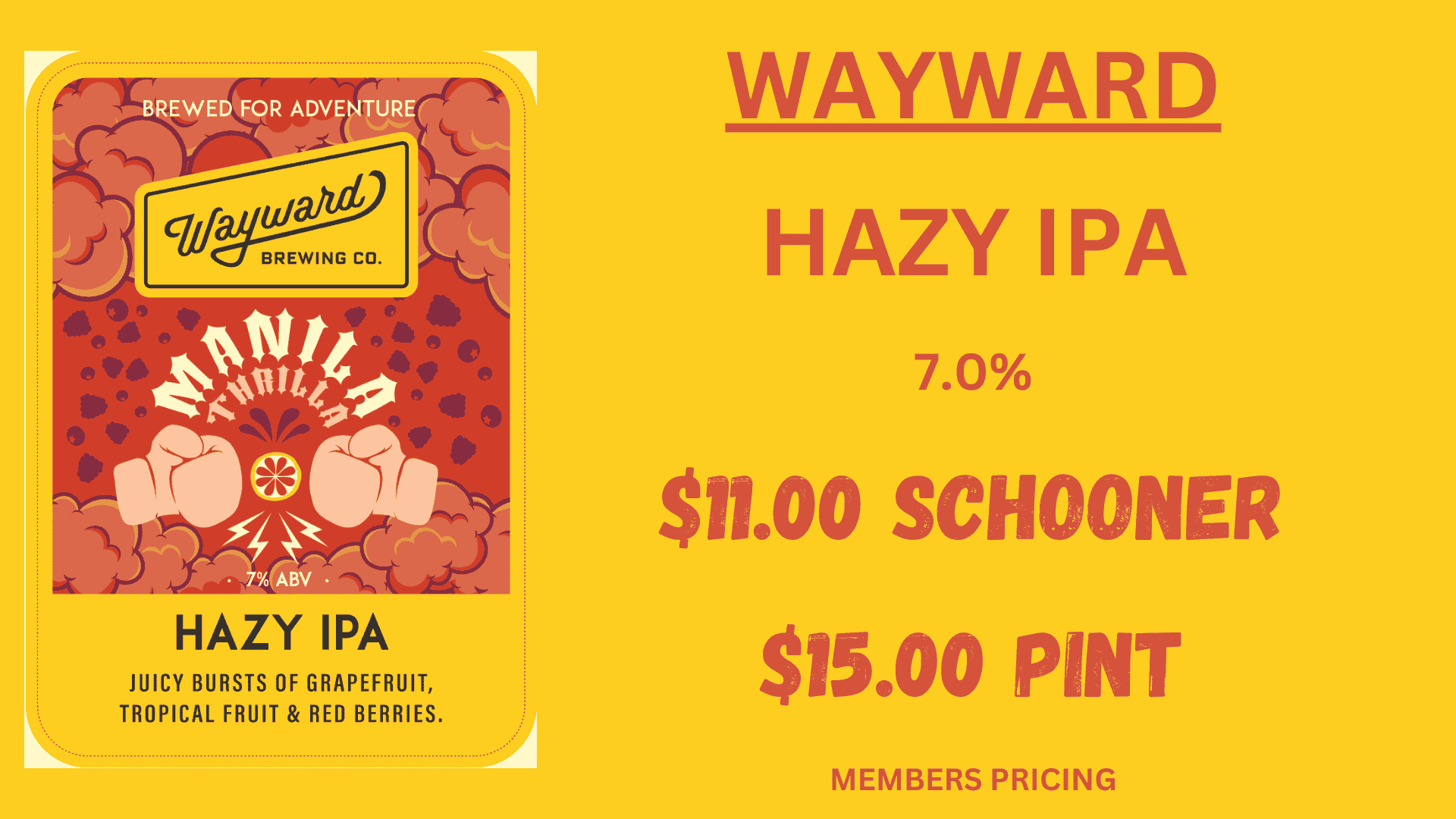 Wayward Hazy IPA