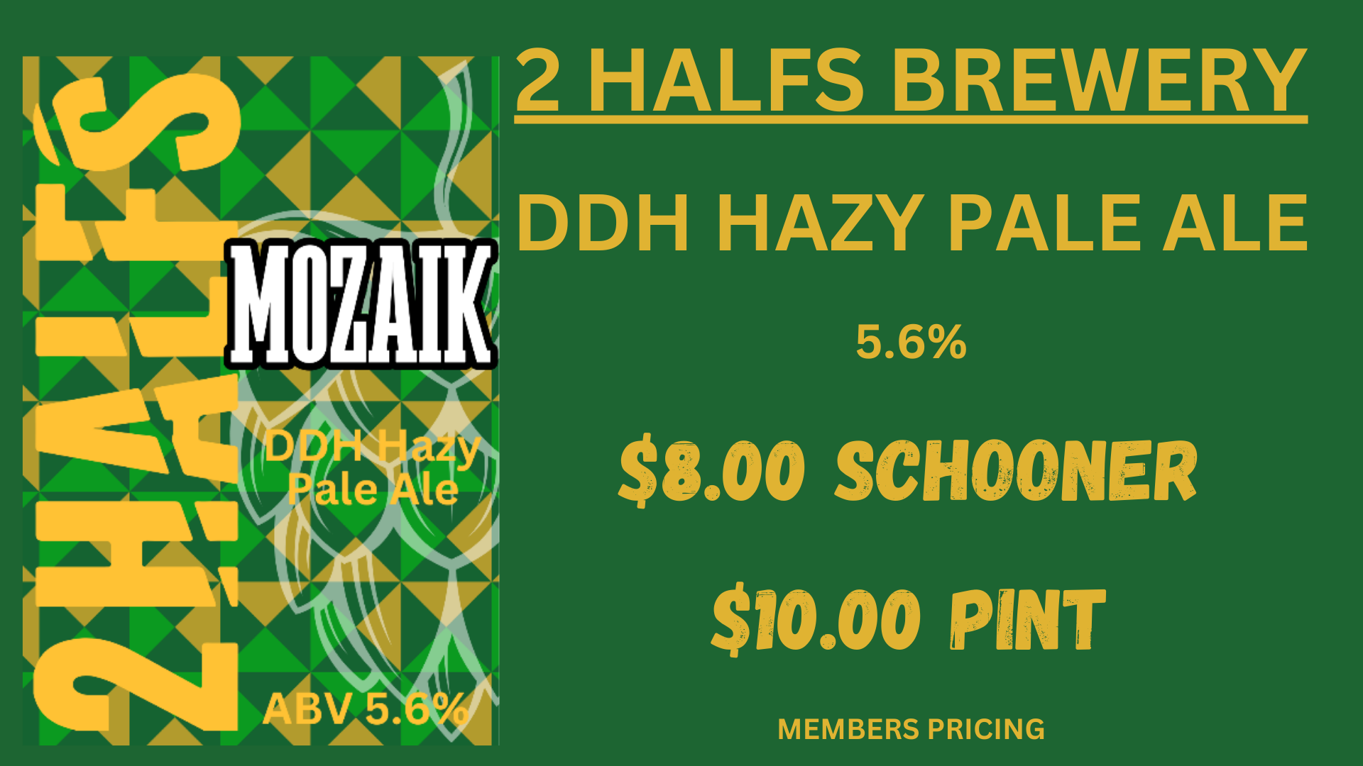 2 Halfs Brewery