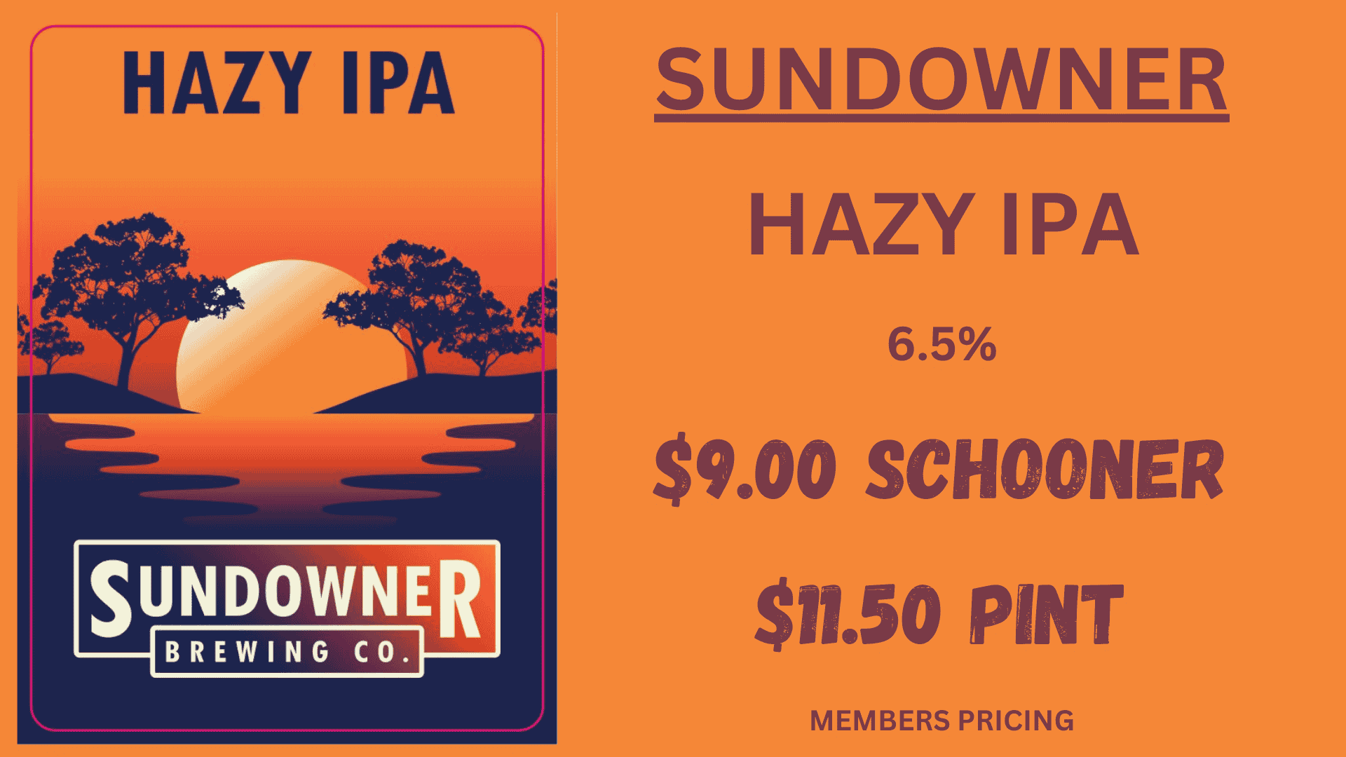 Sundowner Hazy IPA