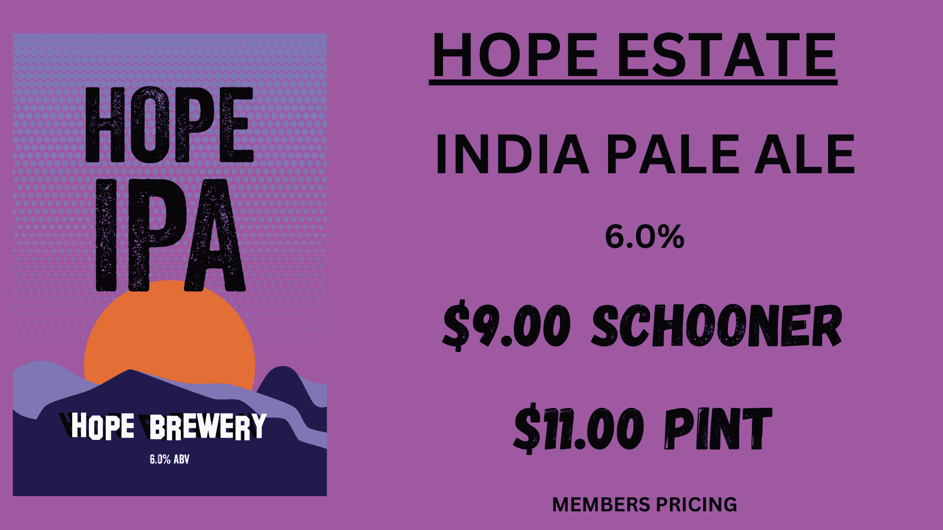 Hope Estate India Pale Ale