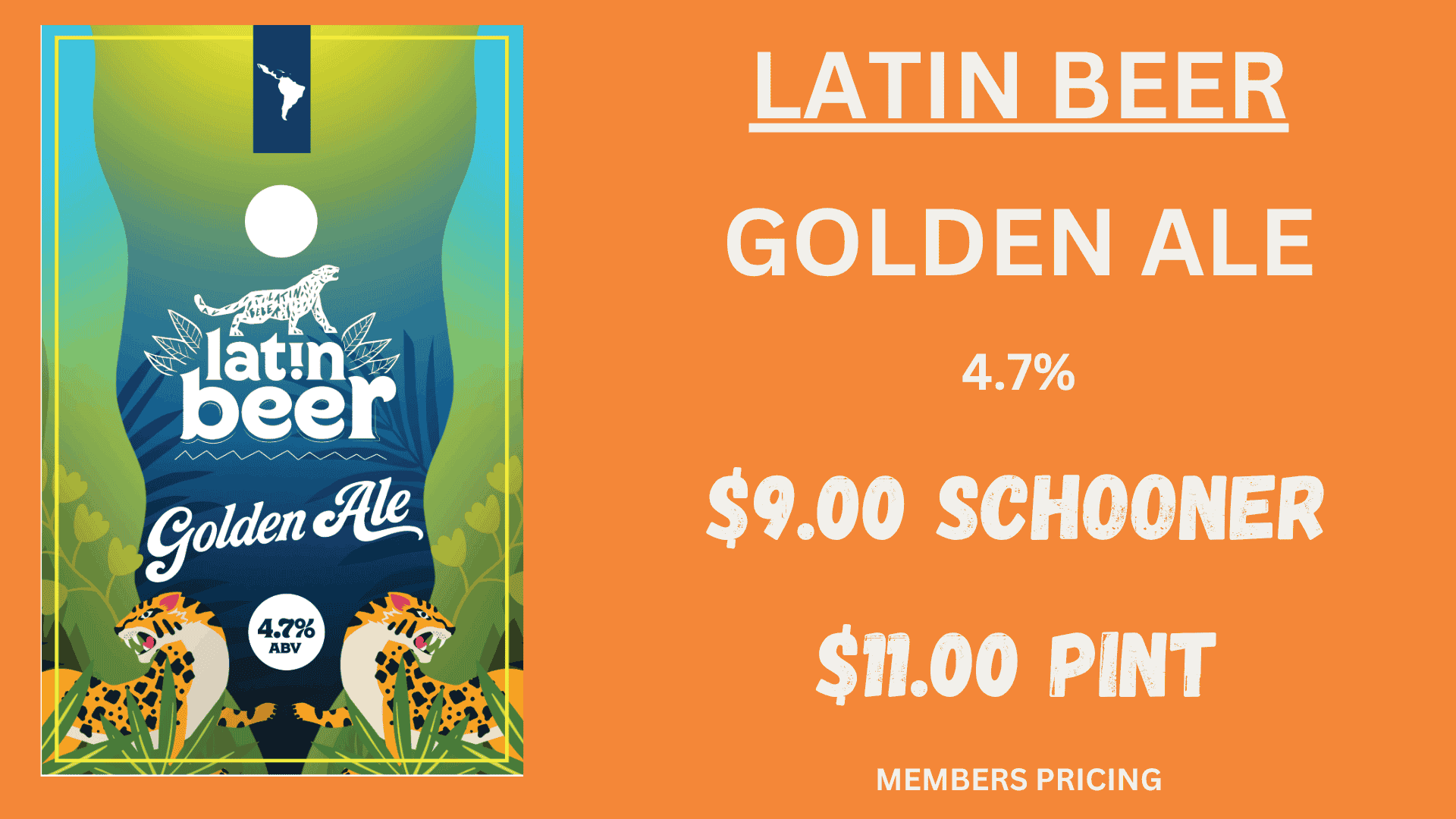 Latin Beer Golden Ale