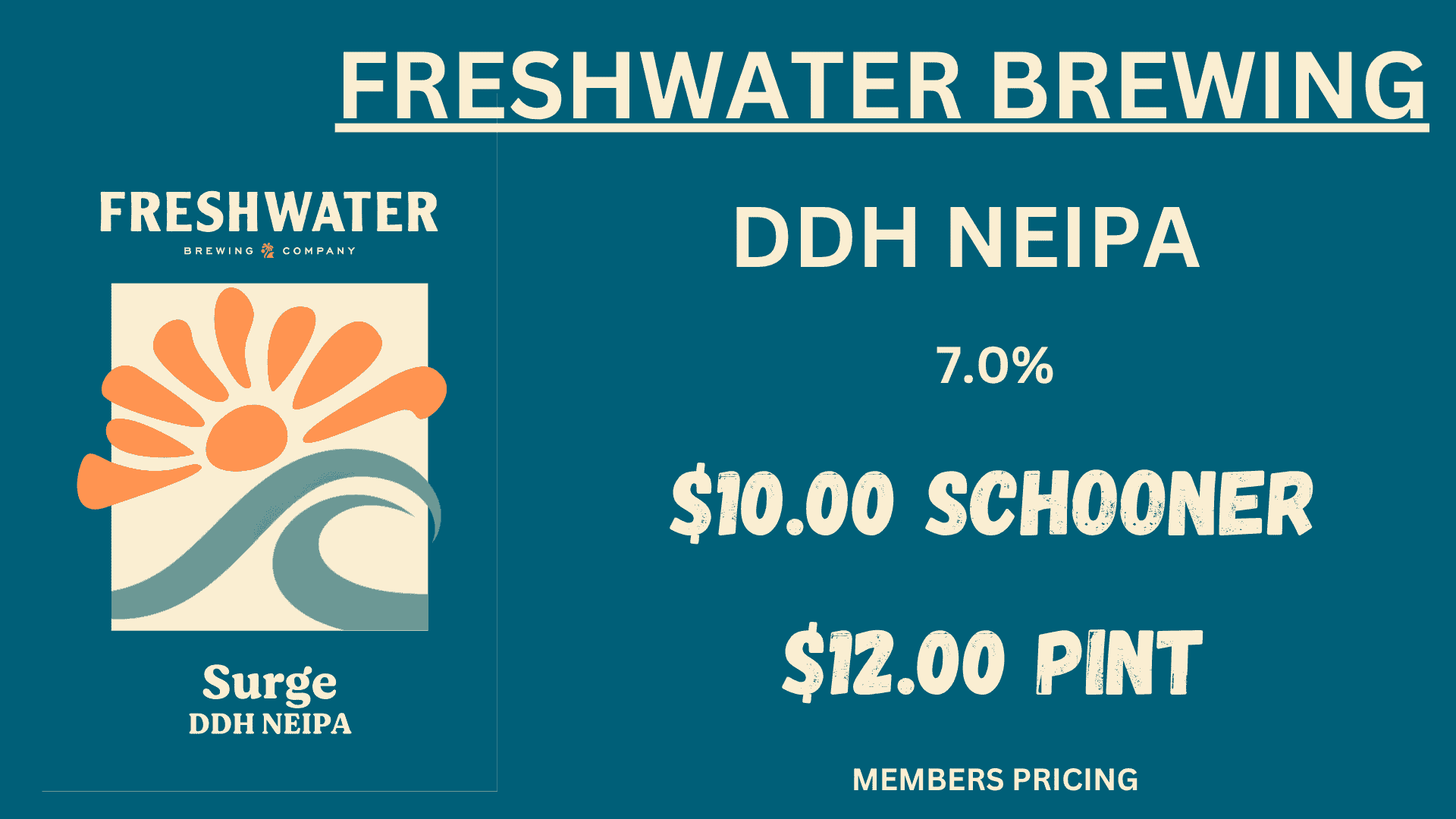 Freshwater Brewing DDH Neipa