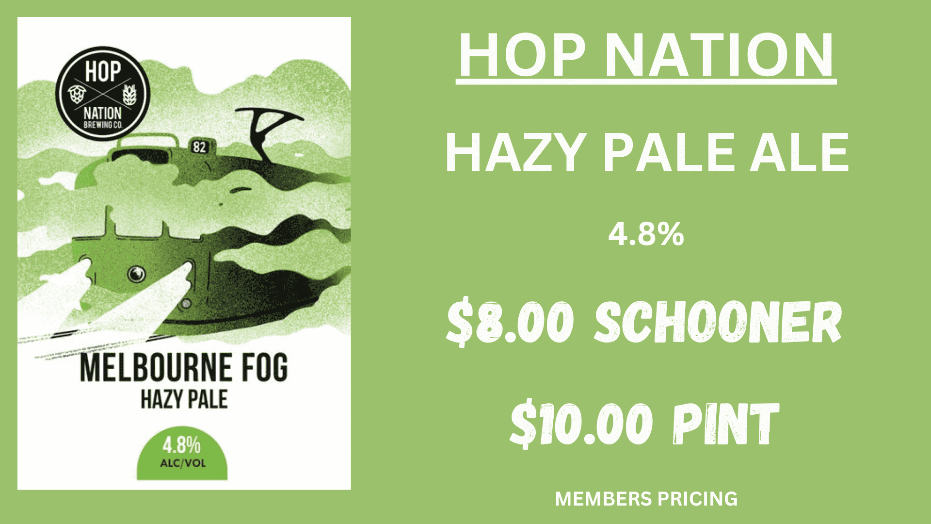 Hop Nation Hazy Pale Ale